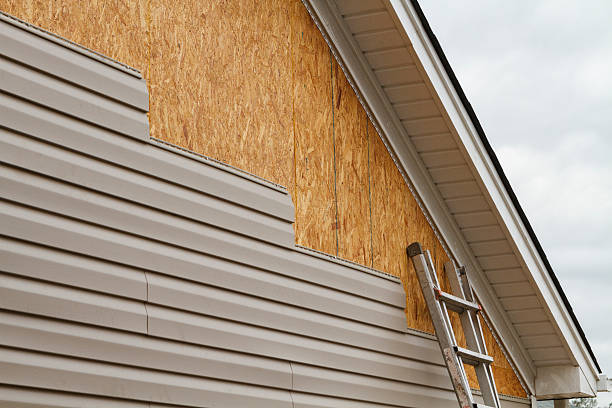 Professional Emergency Siding Repair technician working in Mount Joy, PA